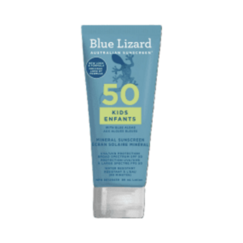 Blue Lizard Sunscreen SPF 50 Kids Lotion, 89ml/3.01 fl oz Blue Lizard Sunscreen SPF 50 Kids Lotion on white background