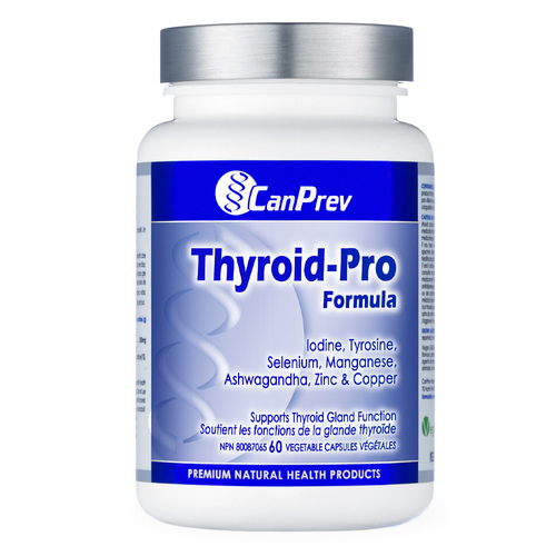 CanPrev Thyroid-Pro Formula, 60 capsules CanPrev Thyroid-Pro Formula on white background