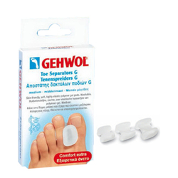 Toe Separators G Polymer Gel Large on white background