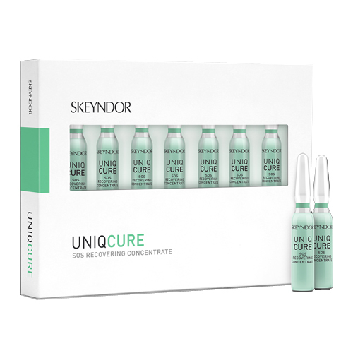 Skeyndor Uniqcure - SOS recovering Concentrate, 7 x 2ml/1 fl oz Skeyndor Uniqcure - SOS recovering Concentrate on white background