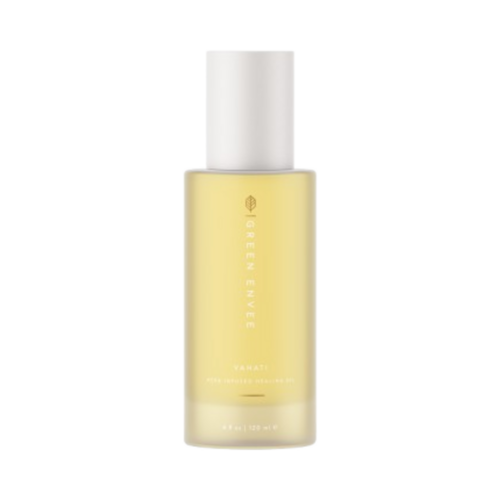 Green Envee Vahati Herb Infused Healing Oil, 120ml/4.06 fl oz Green Envee Vahati Herb Infused Healing Oil on white background