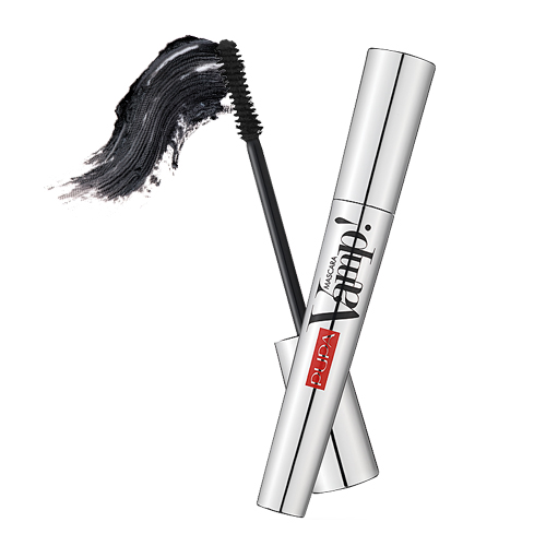 Pupa Vamp! Mascara - 100 Black on white background