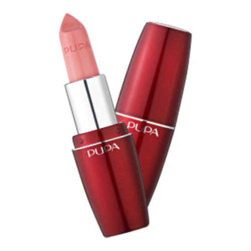Pupa Volume Lipstick - 100 Nude on white background