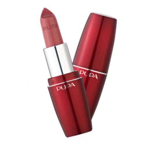 Pupa Volume Lipstick - 100 Nude on white background