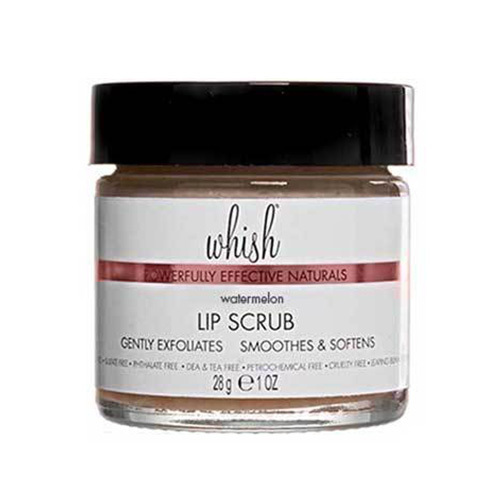 Whish Watermelon Lip Scrub, 28g/1 oz Whish Watermelon Lip Scrub on white background