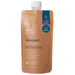k-respect smoothing shampoo on white background