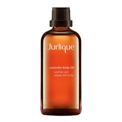Lavender Body Oil on white background